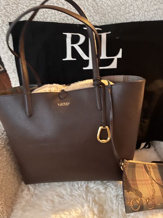 Torebka shoperka Lauren Ralph Lauren