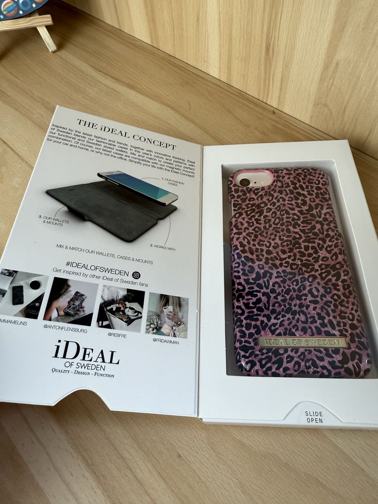 Etui do telefonu iPhone 8,7,6,6s Różowo czarny