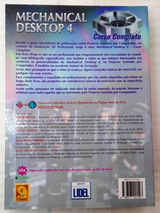 Livro Mechanical Desktop 4 - Curso Completo