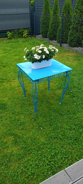 Stolik PRL 70x70x72 wysokosc cm