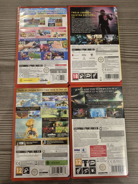 Raidou: Remastered, Cyberpunk 2077, Zelda, Mario Jamboree+ Karta 256GB