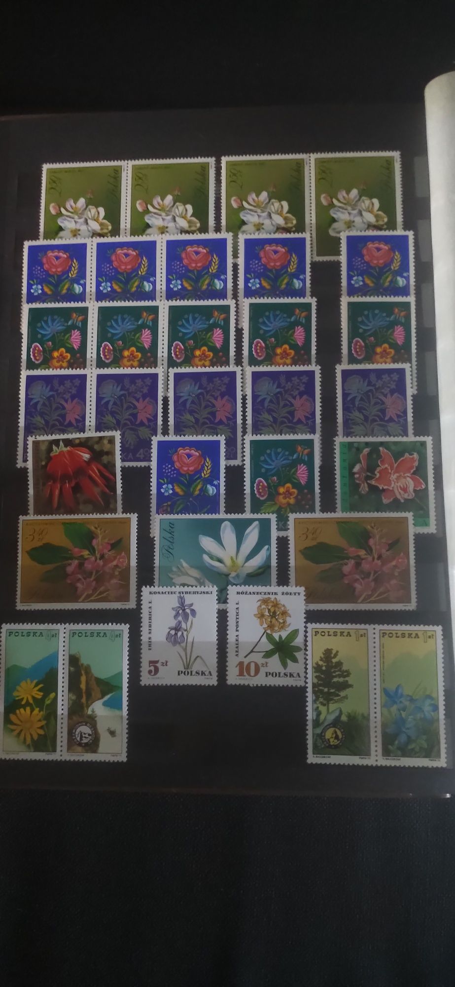 Klaser z polskimi znaczkami lata 60 70 80
