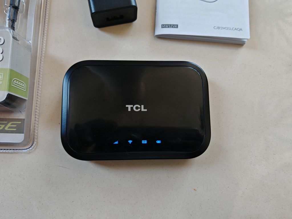 Tcl router MW12VK modem LTE 4G 600 Mbps cat12 wifi Hotspot Sim karta