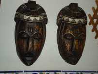 Par de Máscaras Africanas