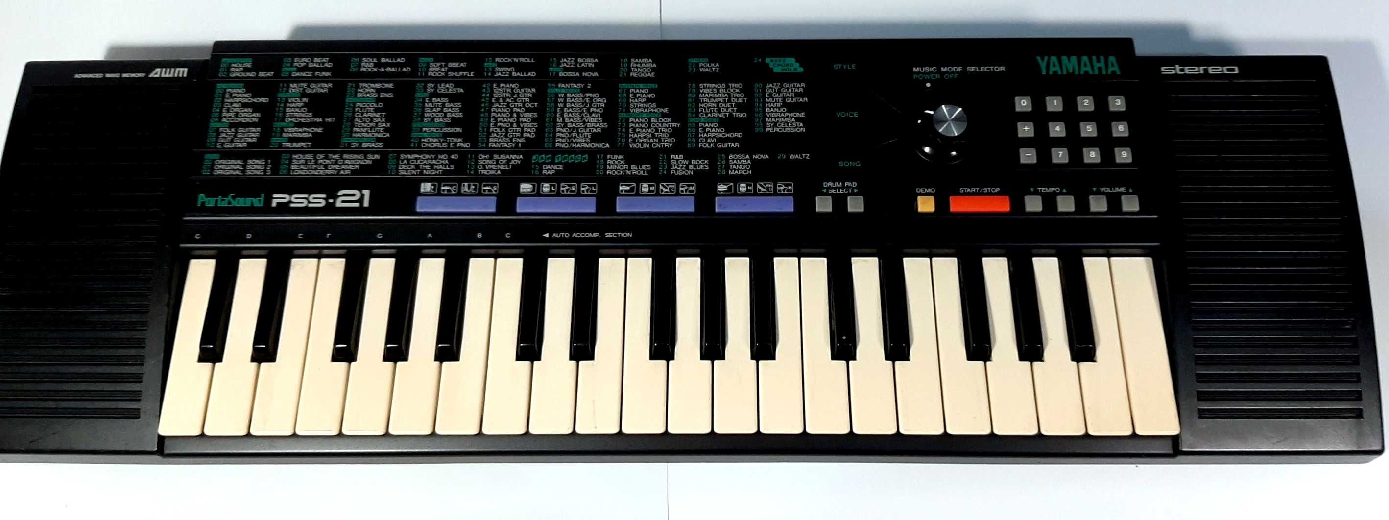 Синтезатор YAMAHA   PSS-21.  Чистое  звучание. Для обучения