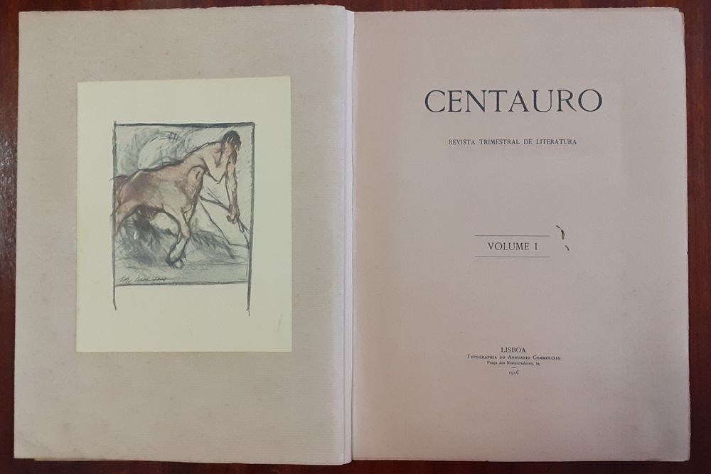Modernismo português.  Revista Centauro