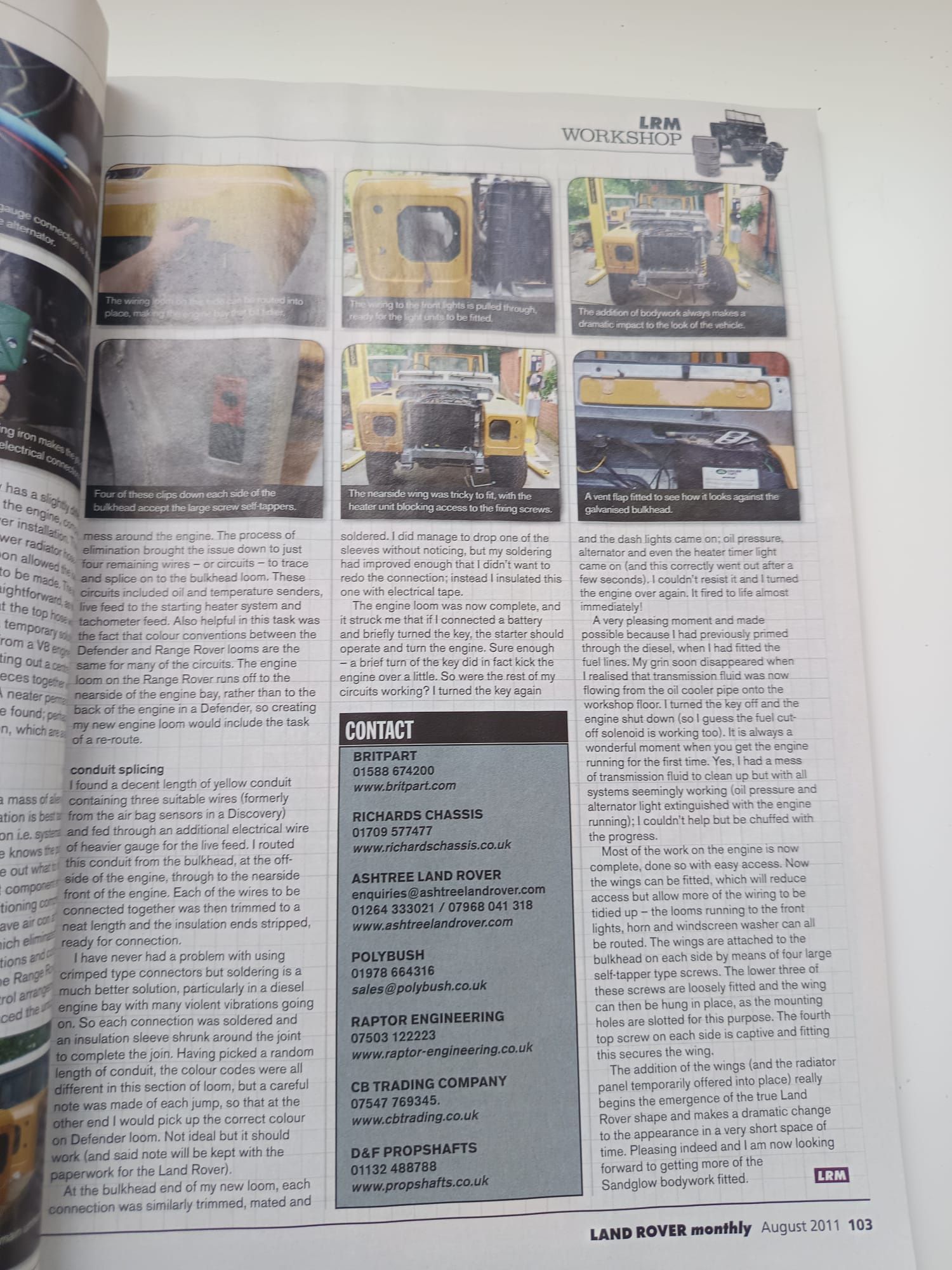 Land rover monthly (2011)