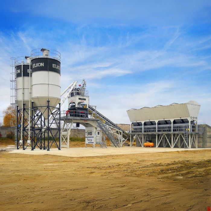 Szybko-przestawna betoniarnia ELKON Quick Master 120 (2,25 m³) z taśmą