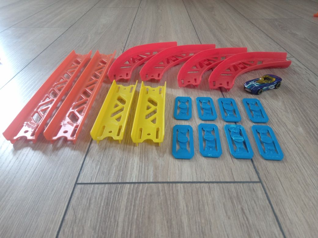 Hot wheels zestaw rozbudowa torów zakręty tor wyścigowy GLC88