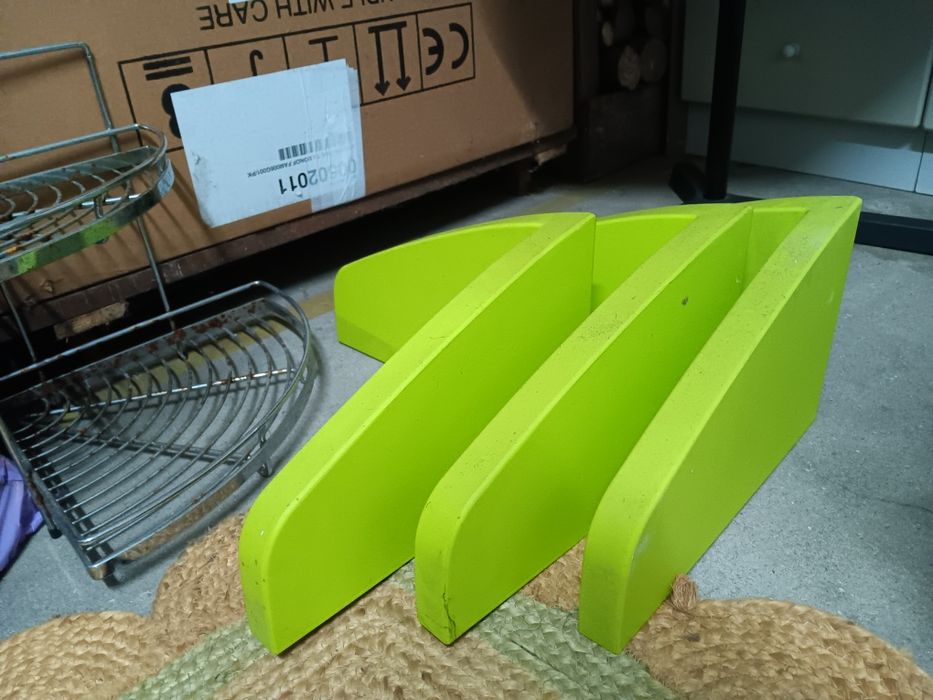 Prateleiras verdes Ikea