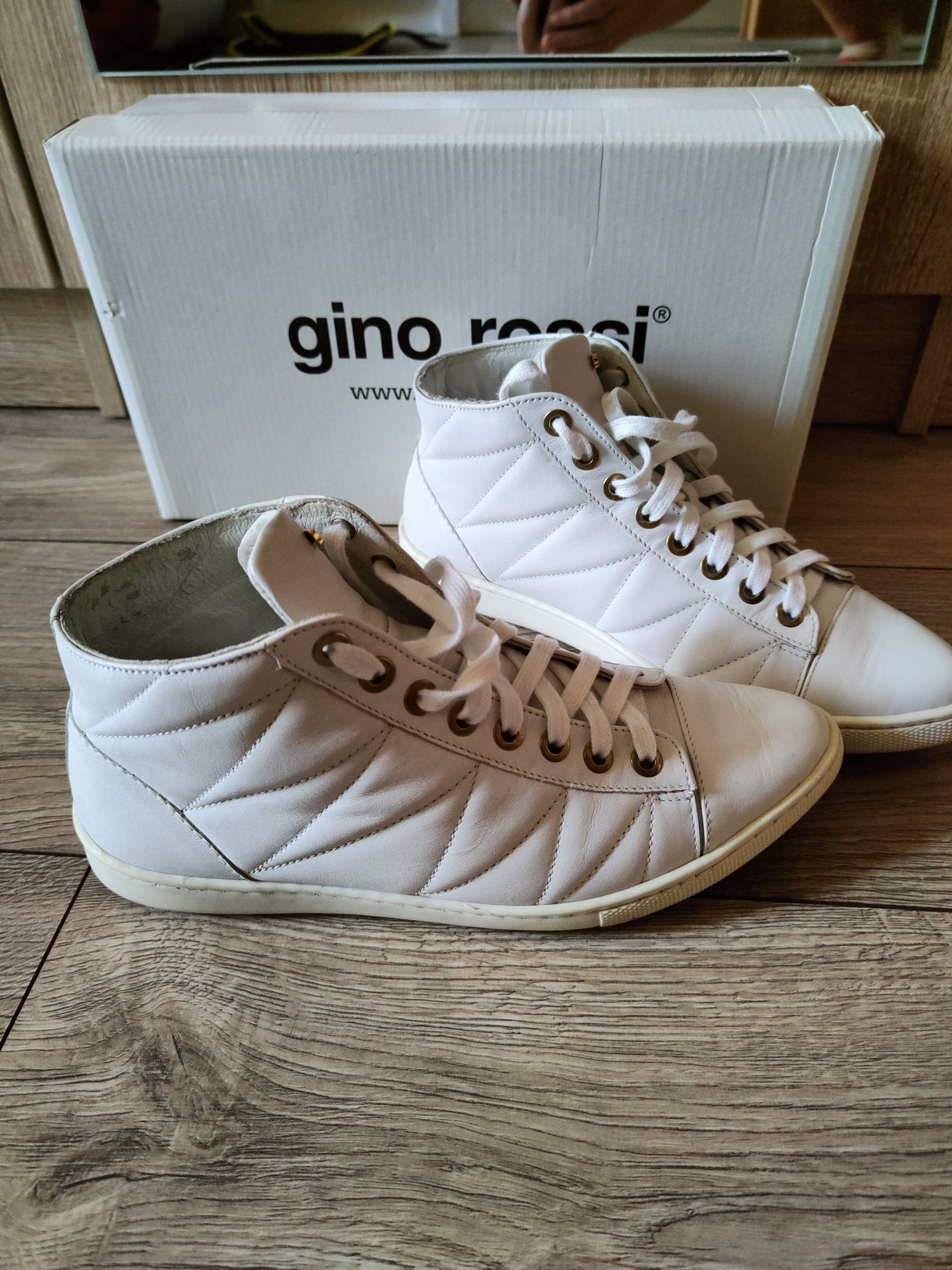 Buty Gino Rossi skóra naturalna sneakersy półbuty rozm. 37