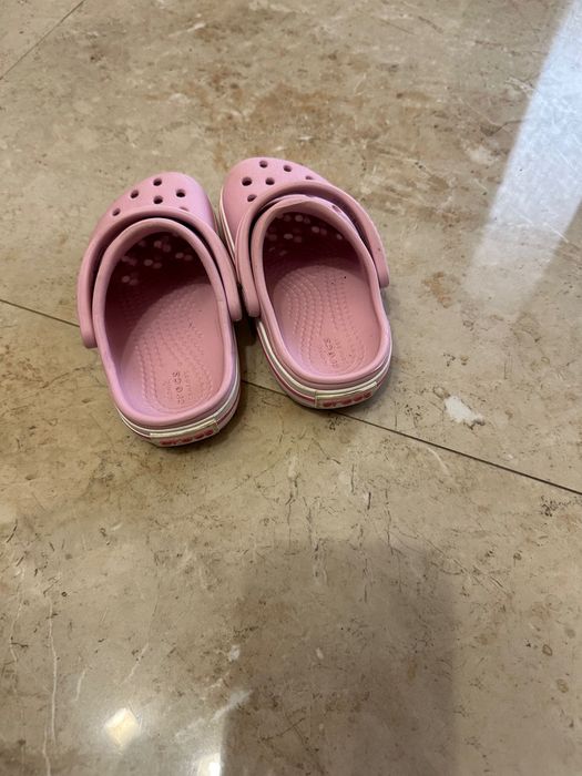 Дитячі crocs тапки крокси c 6 тапочки капці оригінал 22p