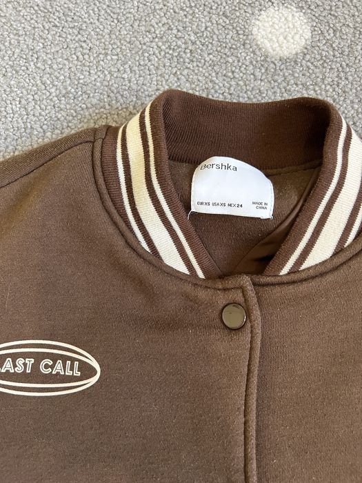 brązowa bluzo-kurtka