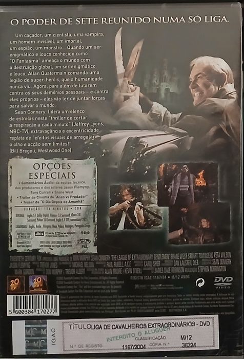 DVD Liga de Cavalheiros Extraordinários