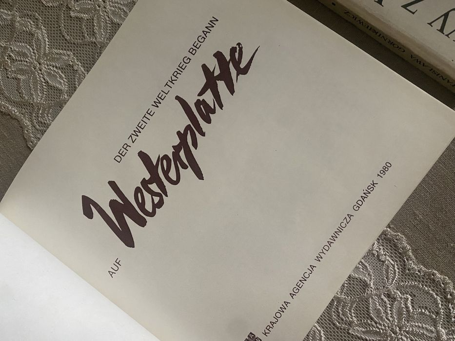 Książki Westerplatte kolekcjonerskie