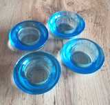 BLUE świeczniki szklane Tealight 4 szt.