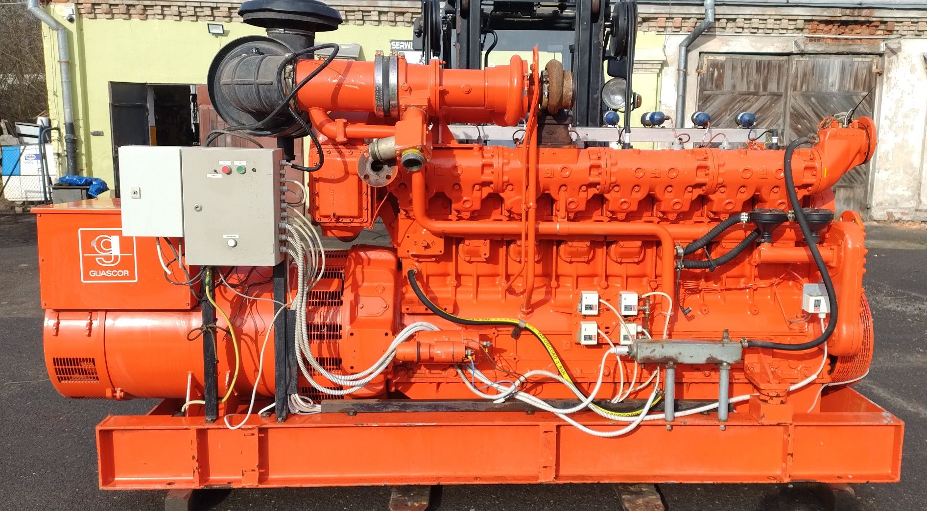 Agregat prądotwórczy nowy 500 KVA Guascor gazowy, gaz, biogas, LPG, CN