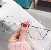 Прозорі іміджеві окуляри антиблікові Срібло