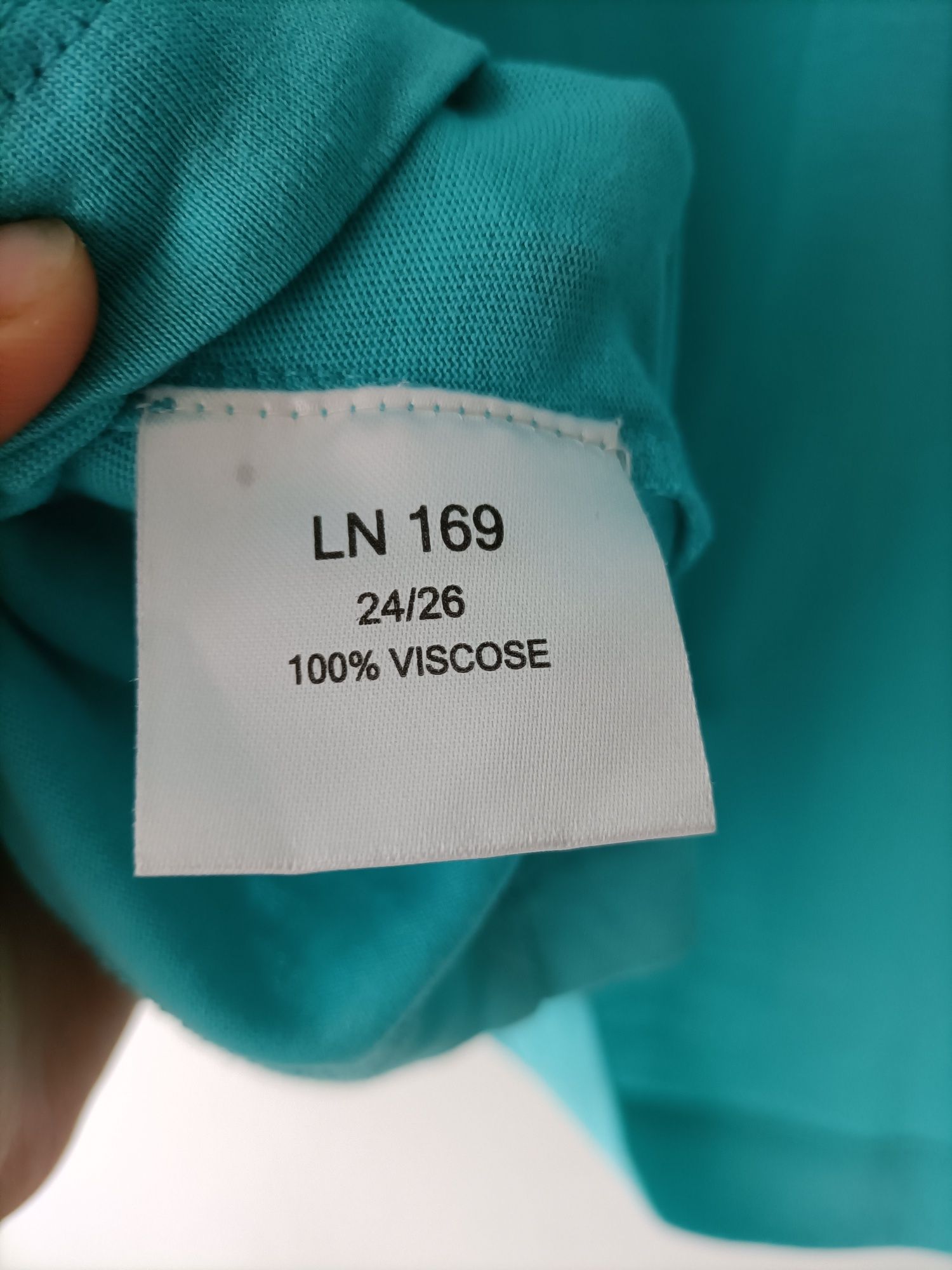 Piękna dłuższa bluzka 100%wiskoza XL/XXL