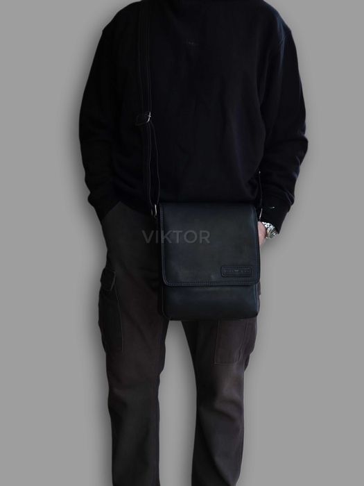 Мужская кожаная сумка Hill Burry 3161. Германия. Шкіряна сумка