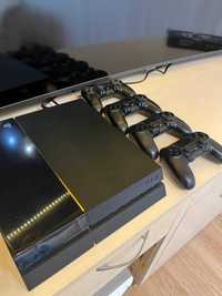 Sony Playstation 4, 4 контролера+зарядна станція