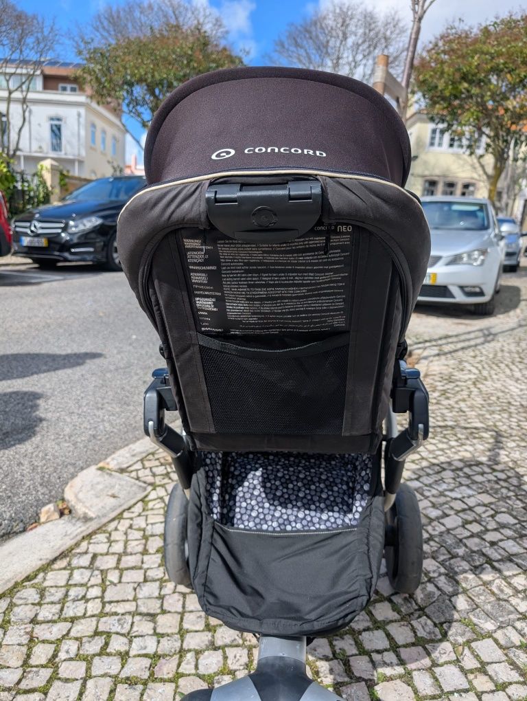 Carrinho bebé CONCORD NEO e Cadeira AUTO AIR vermelha