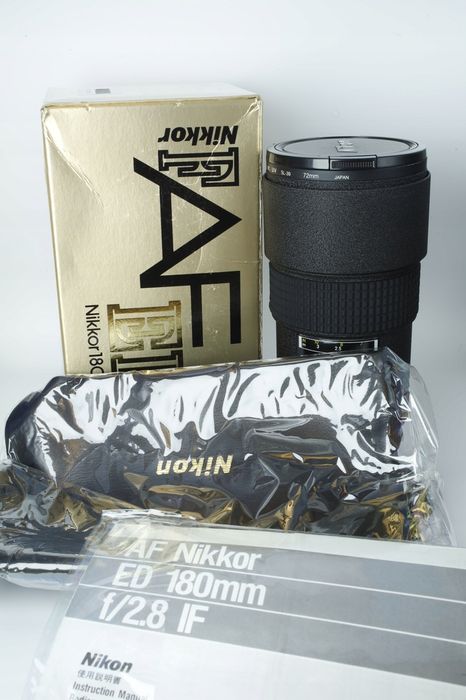 AF 180mm 2.8 ED Nikkor Nikon F FX DX +filtr +pokrowiec Gwar 23%VAT