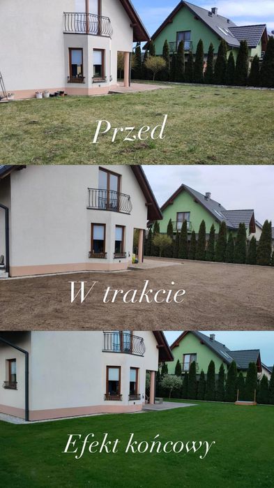 Usługi glebogryzarką separacyjną, zakładanie trawników, arecja