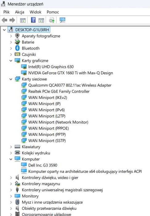 Laptop gamingowy DELL G3 15