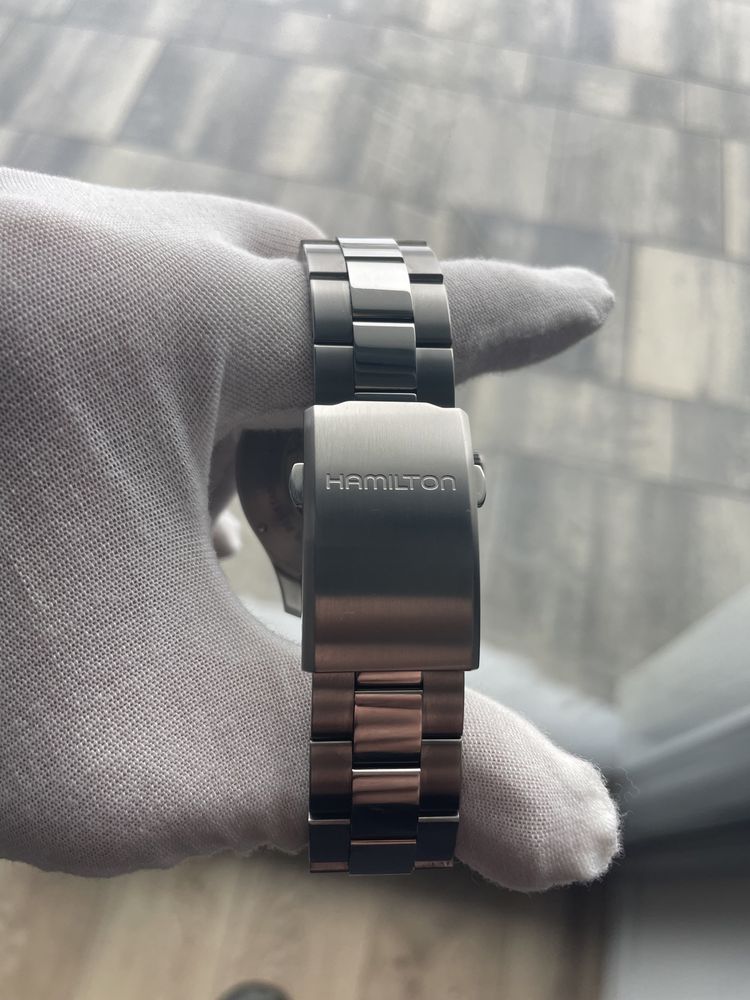 Męski zegarek Hamilton Khaki Field Titanium Referencja H705250 automat