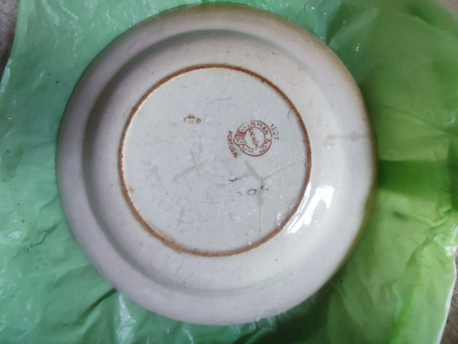 2 Pratos de porcelana Portugal