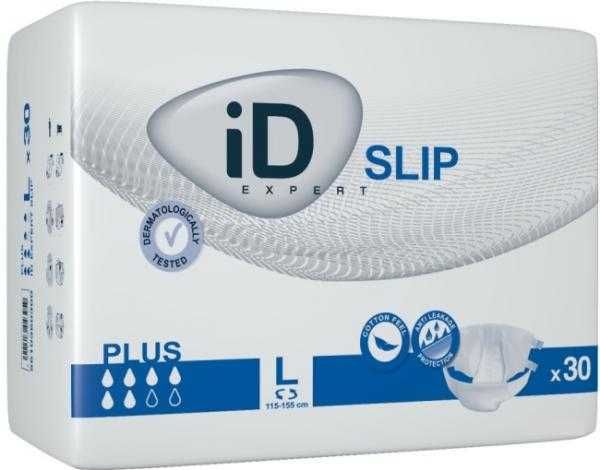 Памперсы, Підгузки для дорослих Slip PLUS (L) 30 шт (115-155см)