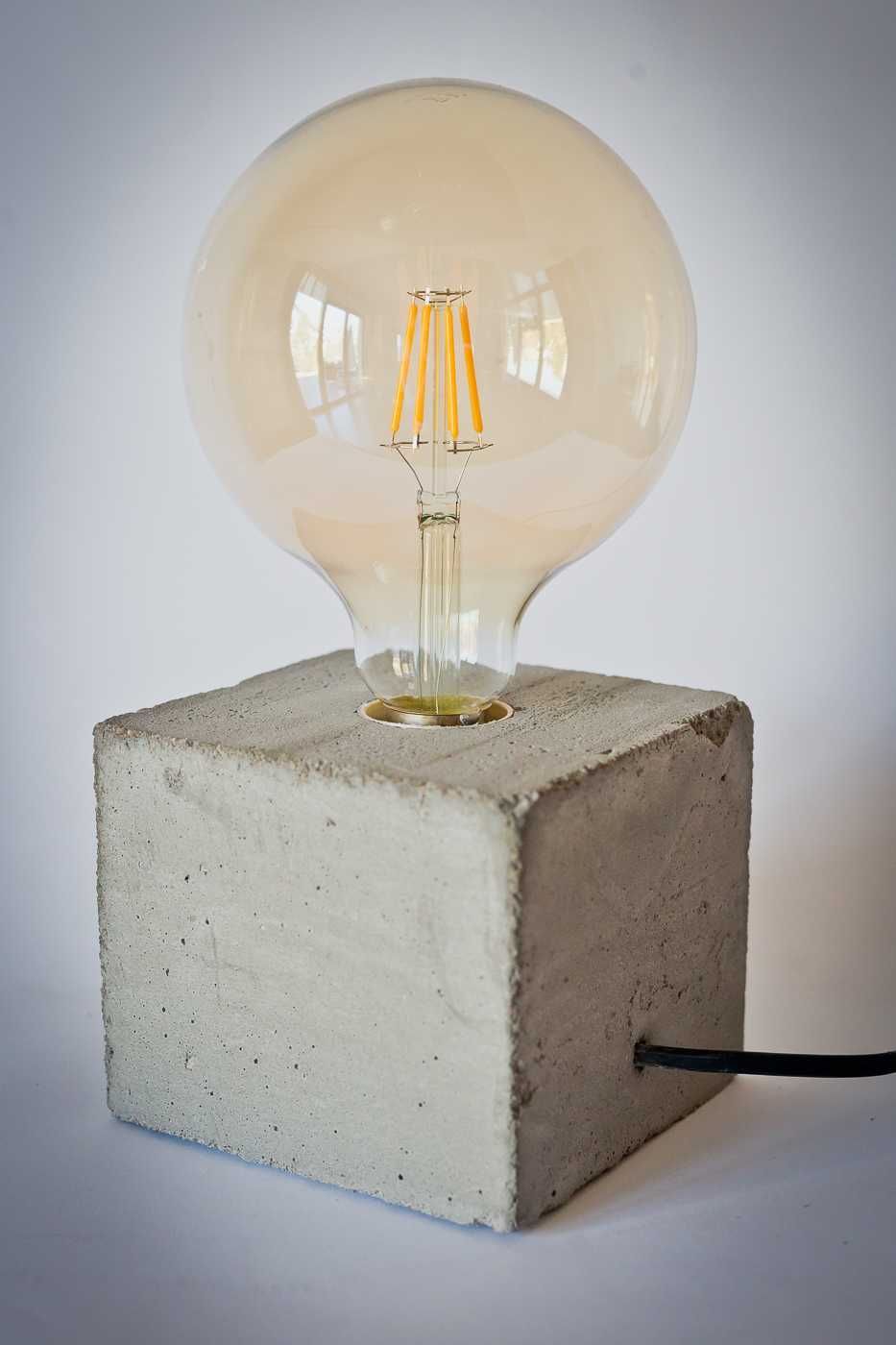 LAMPA z Betonu, Desing Loft Industrial Designerska