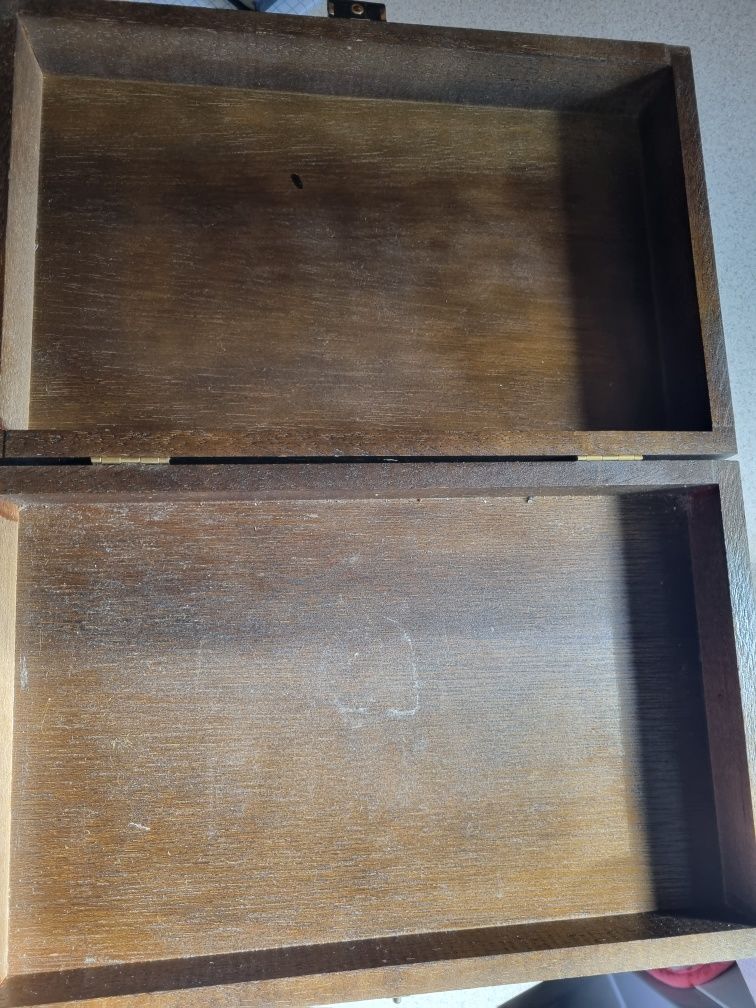 Drewniane pudełko