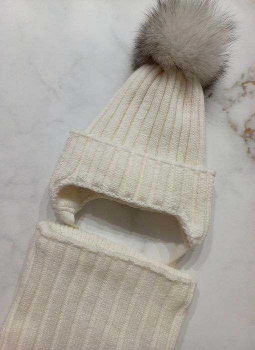 Дитяча зимова шапка для хлопчика або дівчинки