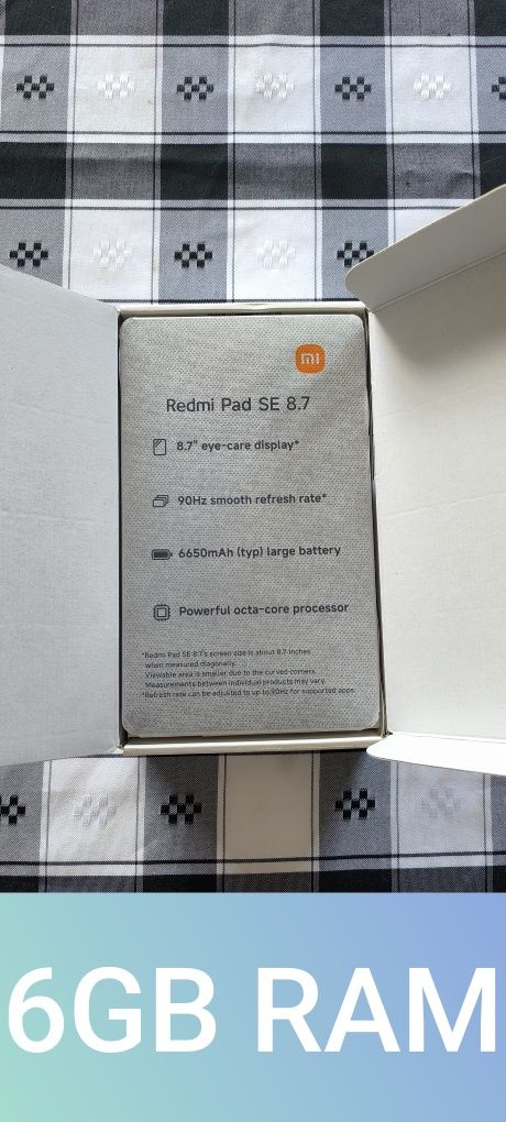 Tablet redmi pad se 8.7 6gb 128gb