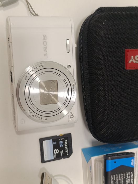 Aparat cyfrowy SONY Cyber-shot DSC-WX350 WiFi NFC 18Mp x20 HDR fHD bdb