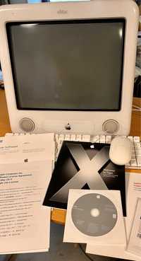 Apple eMac ladny sprawny klawiatura mysz soft papiery