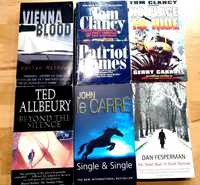 6 Livros Tom Clancy, Le Carré, Ted Albeury e Dan Fesperman