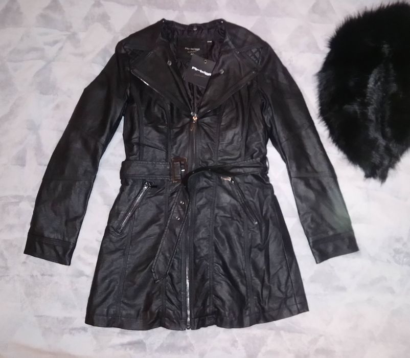 NOWA kurtka z ekoskóry włoskiej firmy ARTIGLI r.36/38