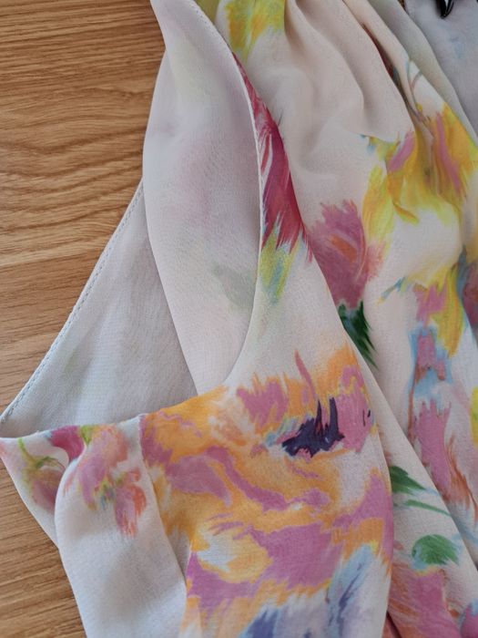 Długa sukienka Zara w stylu boho r. S/M