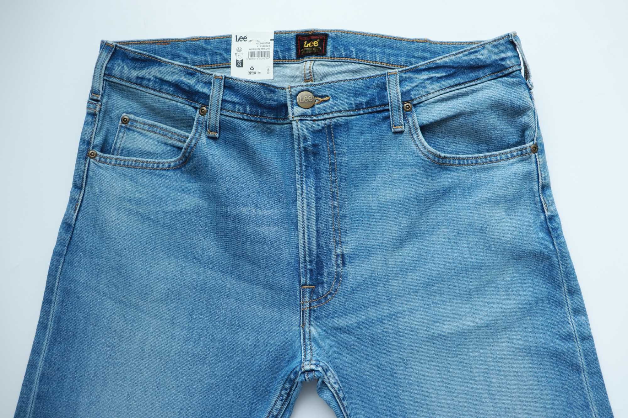 LEE RIDER W36 L30 męskie spodnie jeansy slim straight nowe okazja