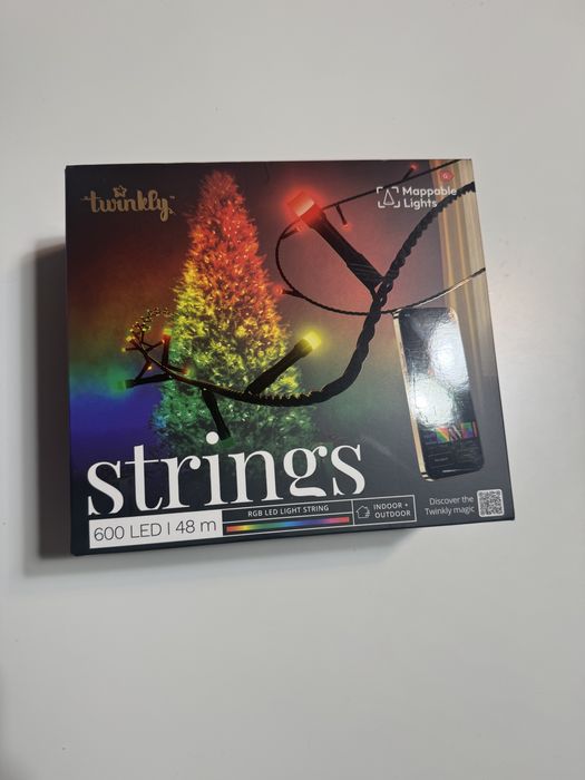 Twinkly strings 600 led rgb NOWE lampki choinkowe