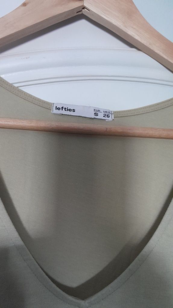 Vestido de Verão, comprido com costura em cintura alta