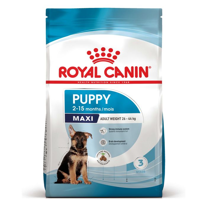 Корм Royal Canin Maxi Puppy 4 кг для цуценят великих порід. Роял Канін