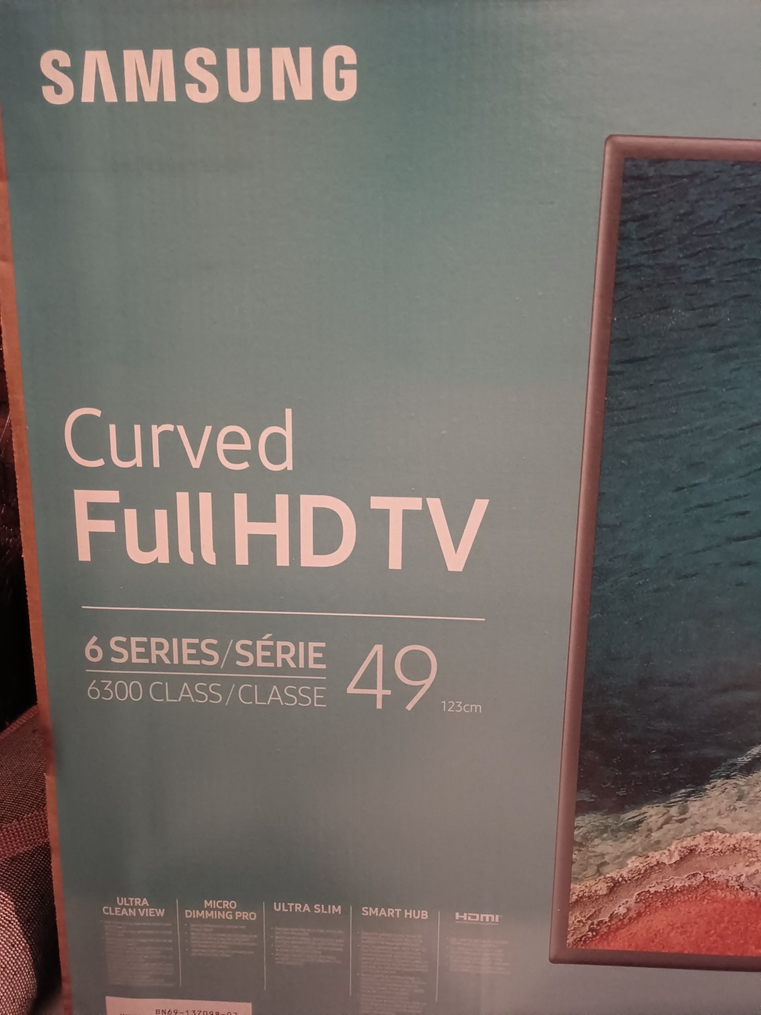 TV Samsung curva 49" [AVARIADA]