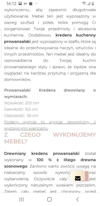Witryna Biało szara