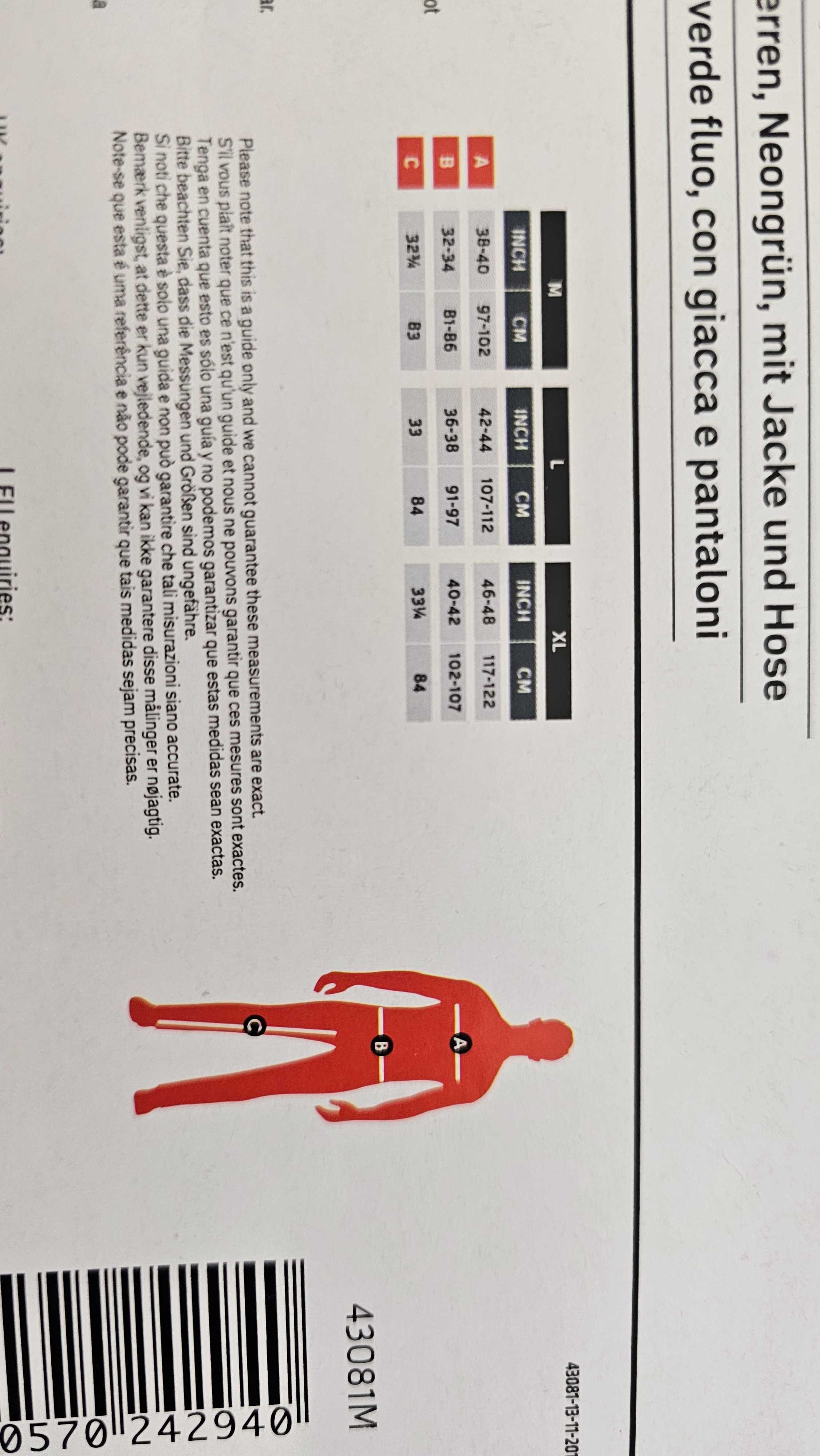 Strój CHŁOPAK Z LAT 80. - M