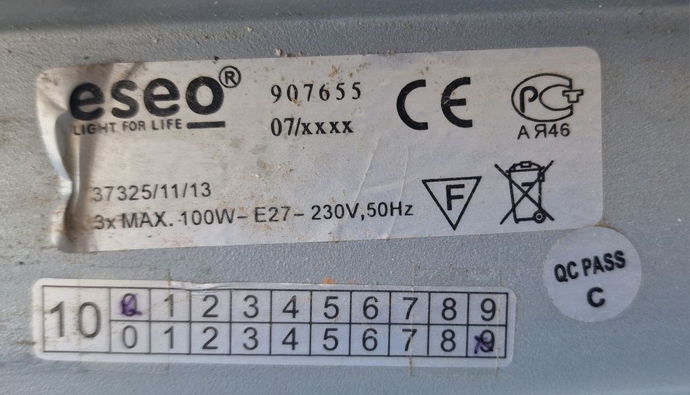 Lampa wisząca czarna