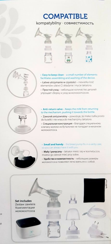 Nowy laktator elektryczny Canpol Babies Easy&Natural